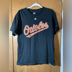 Majestic Orioles Black and Orange Tee “Machado 13” men’s size medium.